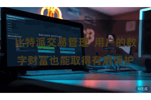比特派交易管理  用户的数字财富也能取得有用保护