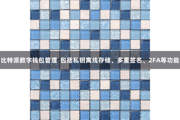 比特派数字钱包管理  包括私钥离线存储、多重签名、2FA等功能