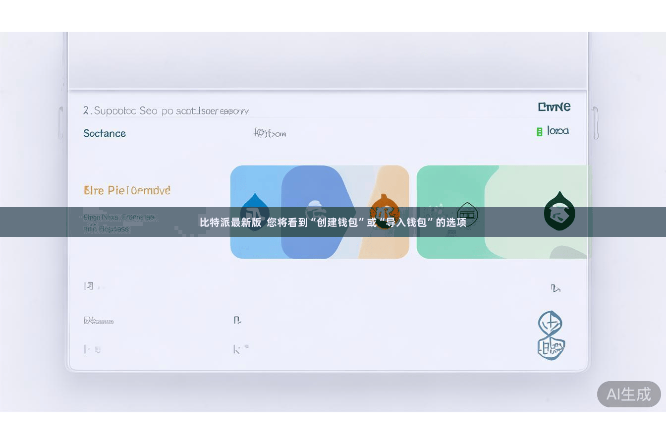 比特派最新版 您将看到“创建钱包”或“导入钱包”的选项