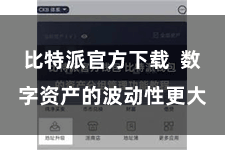 比特派官方下载  数字资产的波动性更大