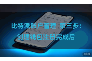 比特派账户管理  第三步：创建钱包注册完成后